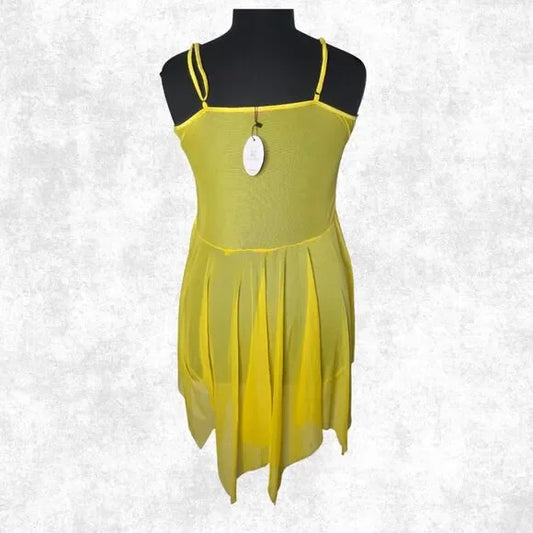 Avidlove Yellow Lace Babydoll Lingerie – 4X / XXXXL